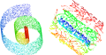 Piecewise Laplacian-based Projection for Interactive Large Data Exploration and Organization
